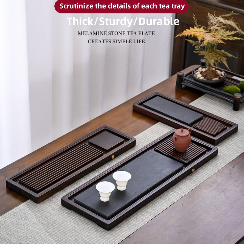 Bamboo Tea Tray with Drainage|Gong Fu Tea Tray - TeaCeremonyLife