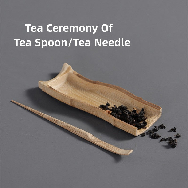 Natural Bamboo Tea Spoon Tea Ceremony Set|Bamboo Tea Accessories - TeaCeremonyLife