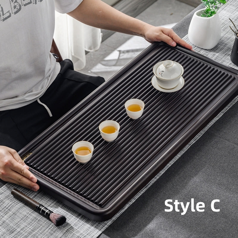 Solid Wooden Tea Tray with Drainage|Gong Fu Tea Tray - TeaCeremonyLife