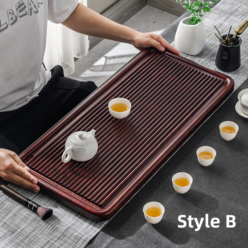 Solid Wooden Tea Tray with Drainage|Gong Fu Tea Tray - TeaCeremonyLife