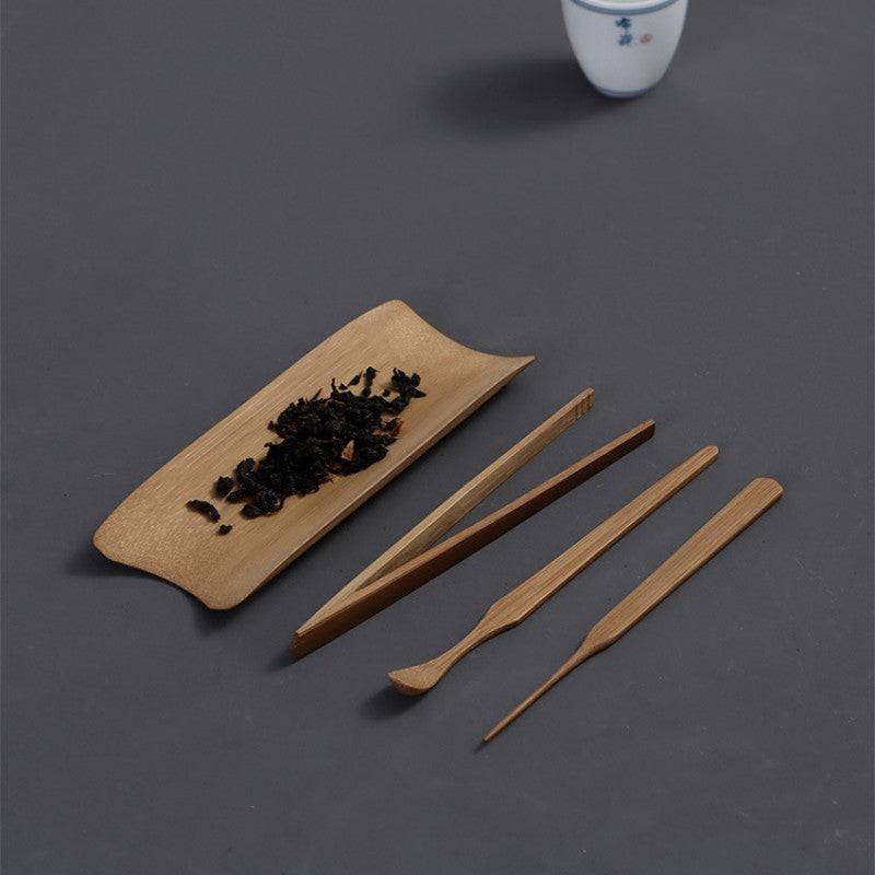 Bamboo Tea Spoon Tea Ceremony Set|Bamboo Tea Accessories - TeaCeremonyLife