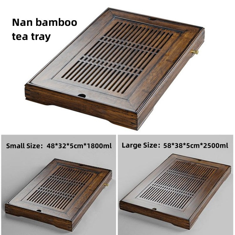 Bamboo Gong Fu Tea Tray With Drainage|Tea Lover Gift - TeaCeremonyLife