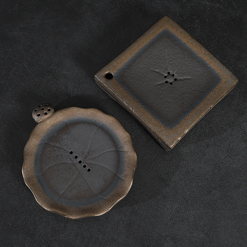 Ceramic Creative Tea Tray With Drainage|Tea Accessories