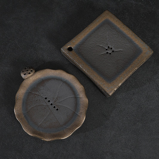 Ceramic Creative Tea Tray With Drainage|Tea Accessories