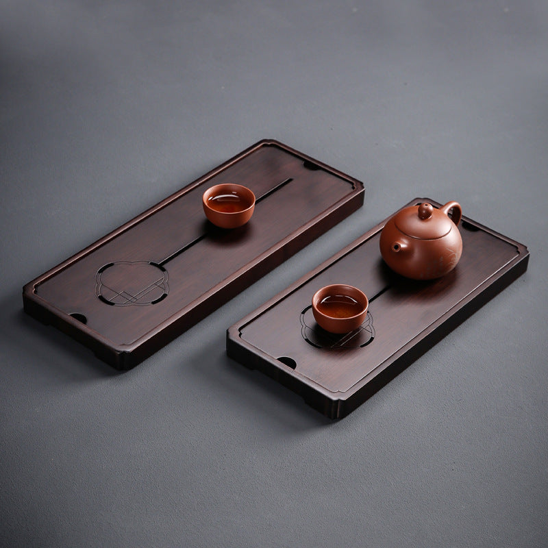 Chinese Solid Wood Tea Tray with Water Storage|Kung Fu Tea Tray - TeaCeremonyLife