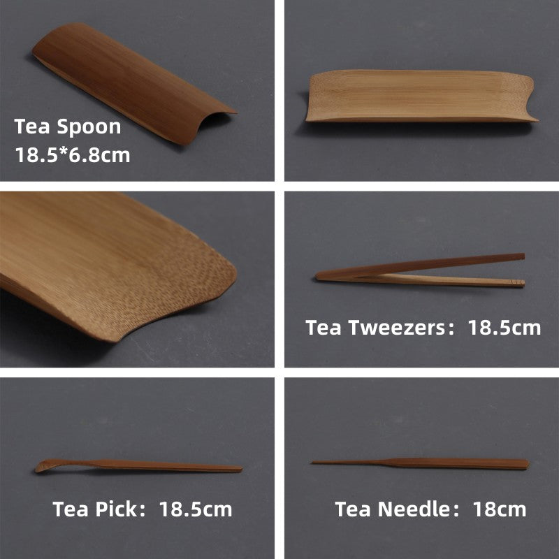 Bamboo Tea Spoon Tea Ceremony Set|Bamboo Tea Accessories - TeaCeremonyLife