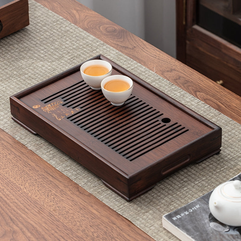 Bamboo Gong Fu Tea Tray with Water StorageChinese Kung Fu Tea Tray - TeaCeremonyLife