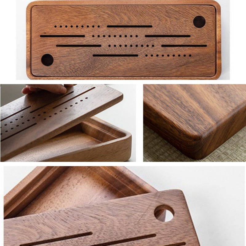 Chinese Solid Wood Tea Tray|Kung Fu Tea Tray - TeaCeremonyLife