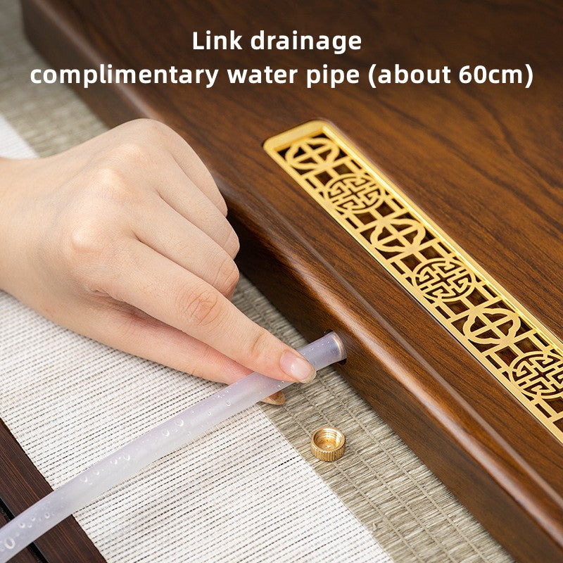 Chinese Wood Tea Tray With Drainage|Kung Fu Tea Tray - TeaCeremonyLife