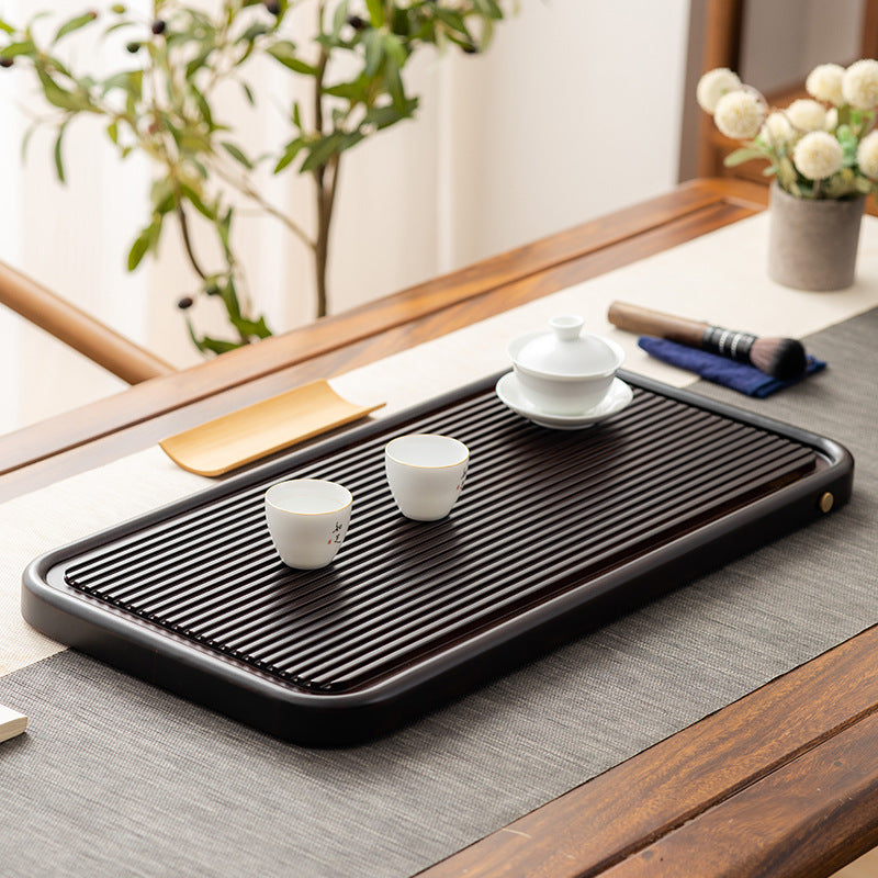 Chinese Solid Wood Tea Tray With Drainage|Gong Fu Tea Tray - TeaCeremonyLife