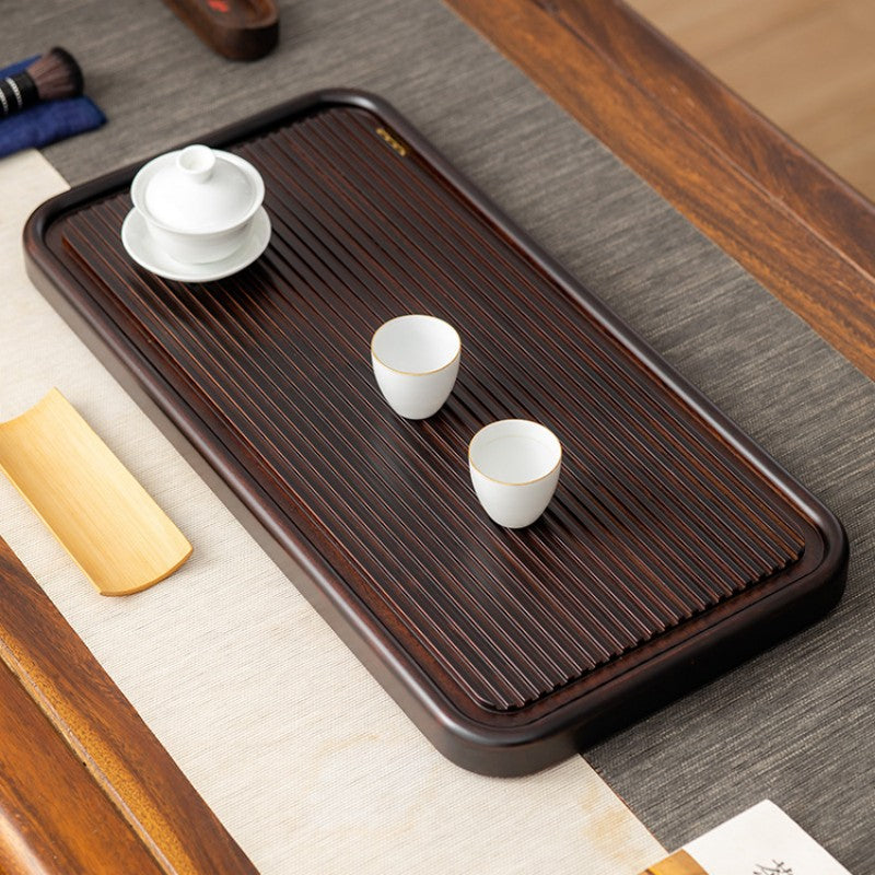 Chinese Solid Wood Tea Tray With Drainage|Gong Fu Tea Tray - TeaCeremonyLife