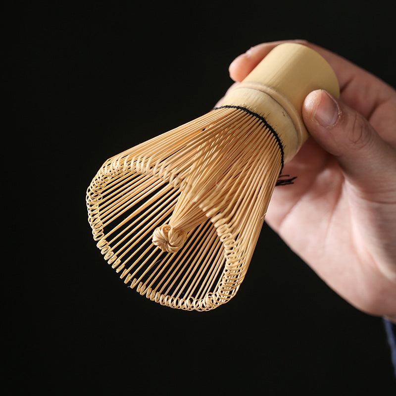 Bamboo Chasen Whisk With Ceramic Holder|Matcha Chasen Stand|Tea Accessories