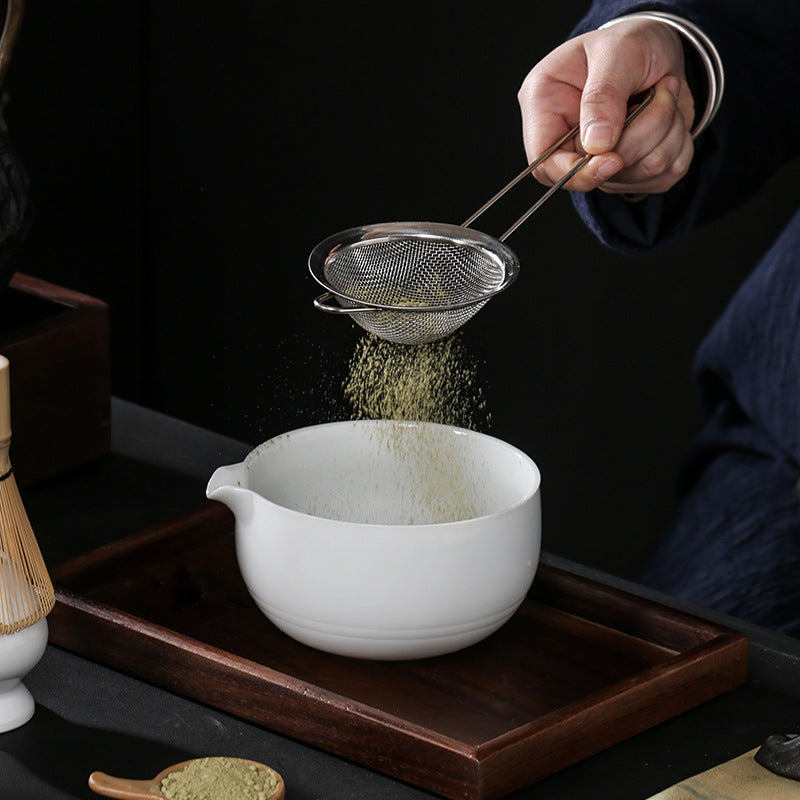 Ceramic Matcha Tea Set with Spout|Japanese Tea Set - TeaCeremonyLife