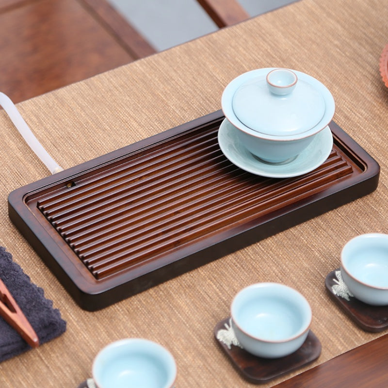 Wood Tea Tray with Drainage|Chinese Gong Fu Tea Tray - TeaCeremonyLife