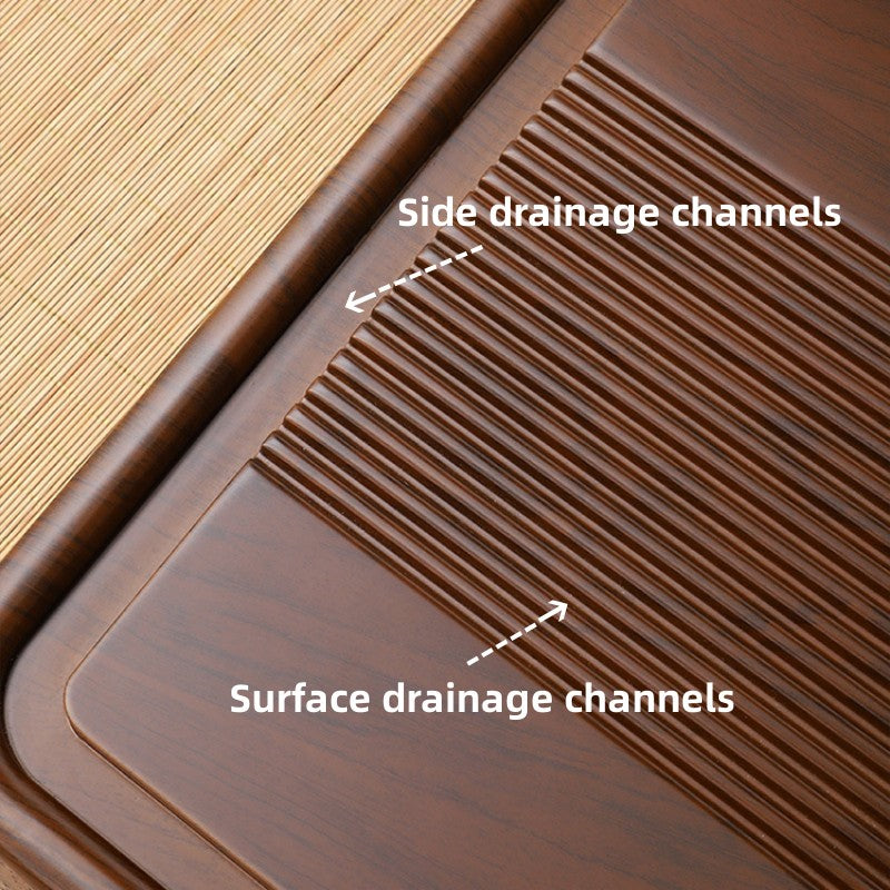 Solid Wooden Tea Tray with Drainage|Gong Fu Tea Tray - TeaCeremonyLife