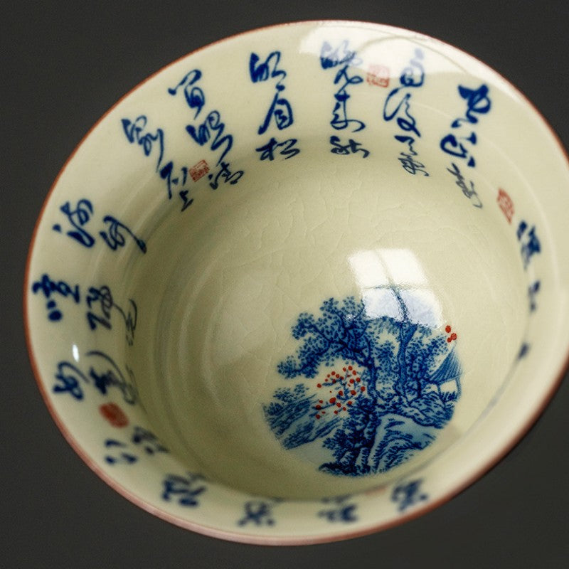 Porcelain Gaiwan Set|Gong Fu Gaiwan Set|Kung Fu Tureen Drinkware