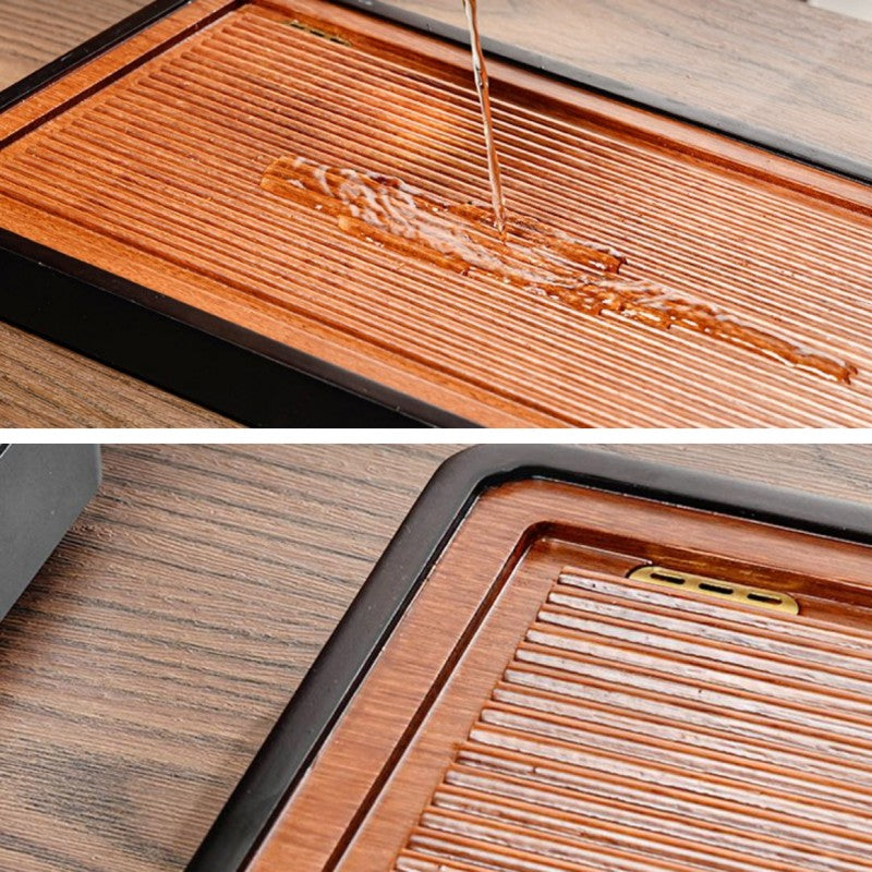 Chinese Tea Tray with Drainage|Kung Fu tea Tray - TeaCeremonyLife