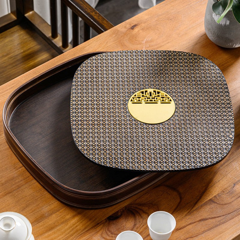 China Natural Solid Wood Tea Tray with Drainage - TeaCeremonyLife