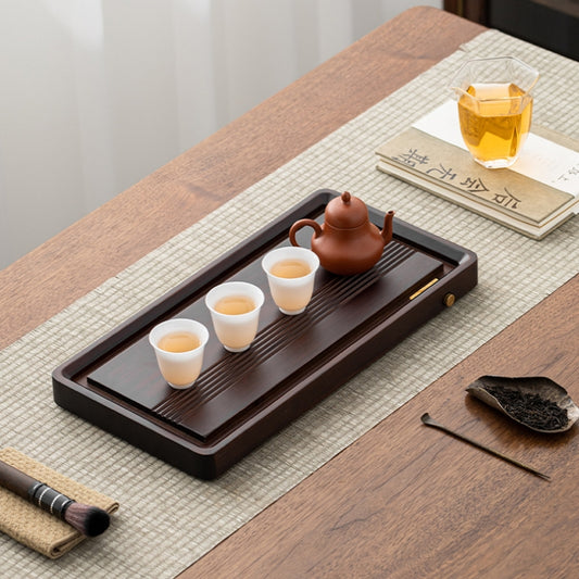 Bamboo Gong Fu Tea Tray with Drainage|China Kung Fu Tea Tray - TeaCeremonyLife