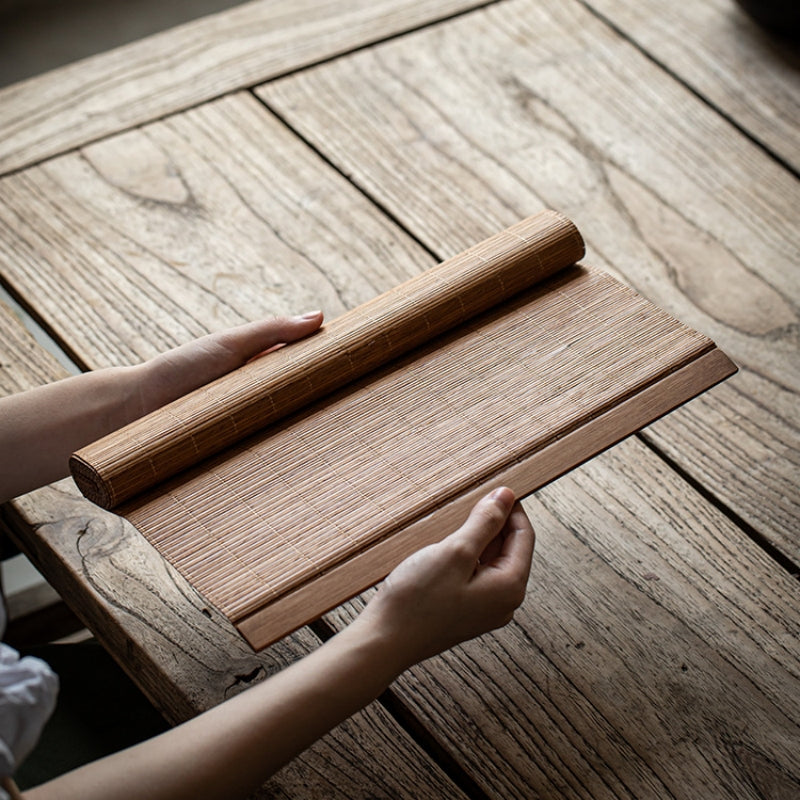 Bamboo Tea Table Mat|Tea Table Runner|Tea Accessories - TeaCeremonyLife