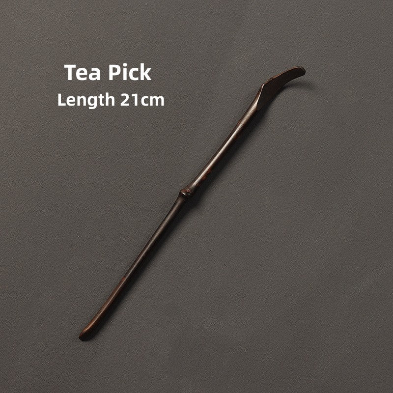 Ebony Tea Spoon Tea Ceremony Set|Bamboo Tea Accessories - TeaCeremonyLife