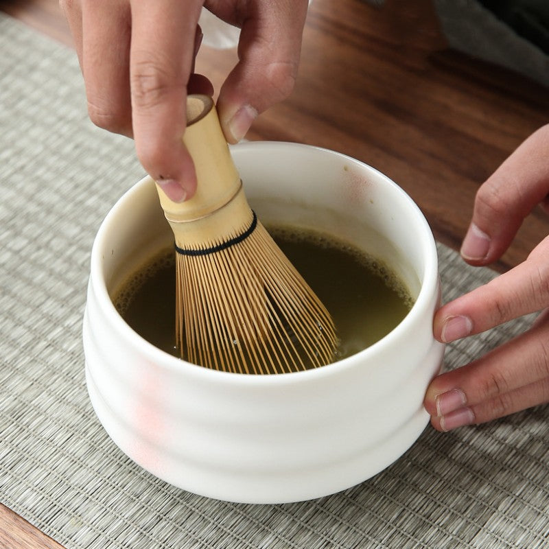 Ceramic Matcha Sets with Bamboo Whisk|Japanese Matcha Tea Set - TeaCeremonyLife