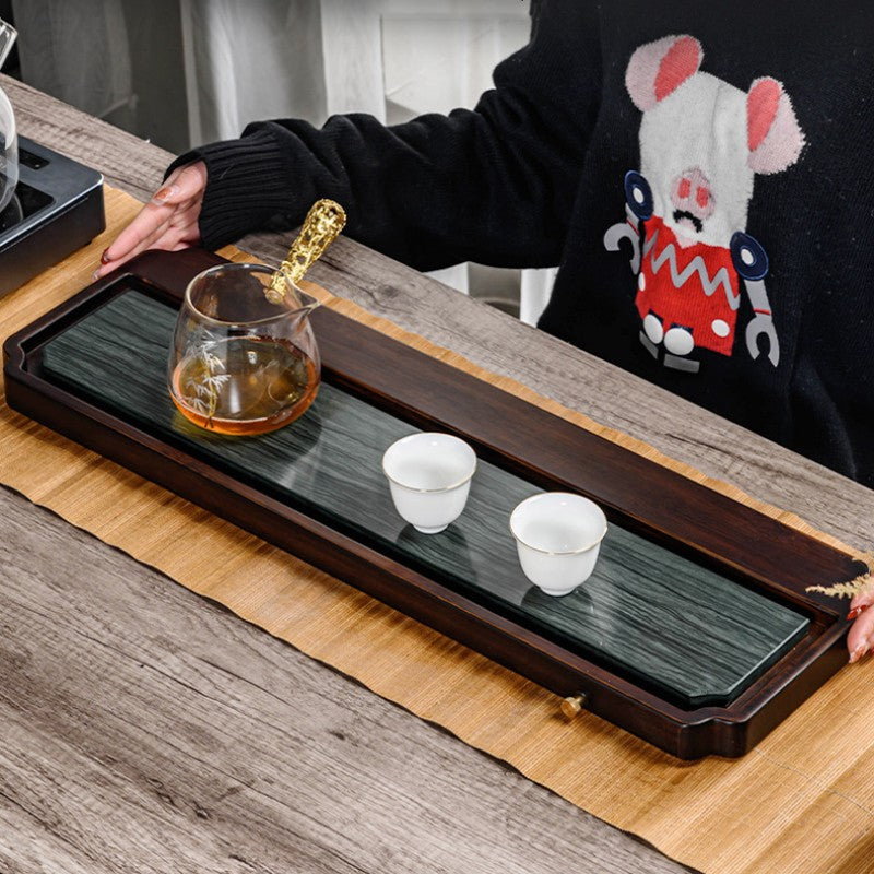 Wooden Tea Tray With Drainage|Chinese Kung Fu Tea Tray - TeaCeremonyLife