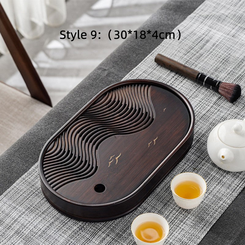 Chinese Wooden Tea Tray with Drainage|Gong Fu tea Tray - TeaCeremonyLife