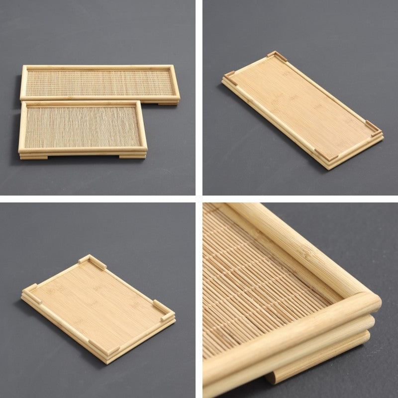 Chinese Bamboo Tea Tray|Service Tray|Kitchen Storage Tray|Storage Tray|Home Decor