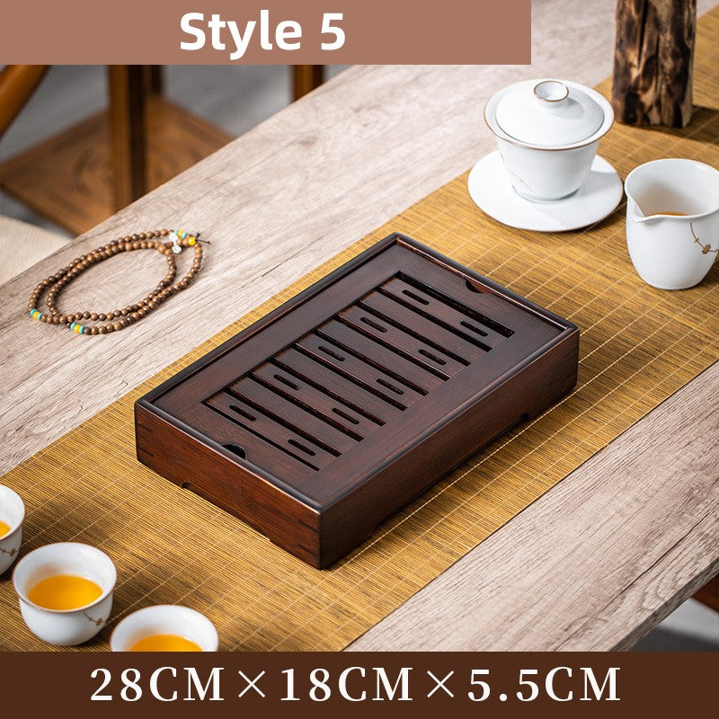 Chinese Wood Gong Fu Tea Tray with Drainage - TeaCeremonyLife