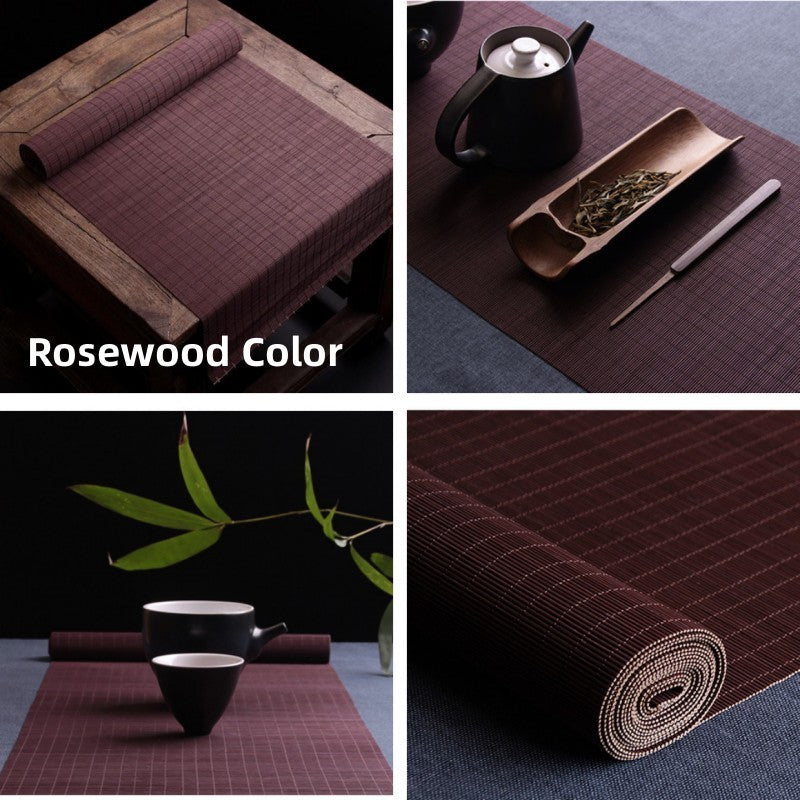 Bamboo Tea Table Mats|Table Cloth|Tea Table Runner|Tea Accessories - TeaCeremonyLife