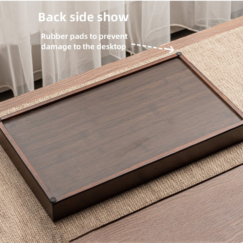 Solid Wood Tea Tray With Water Storage|Gong Fu Tea Tray - TeaCeremonyLife