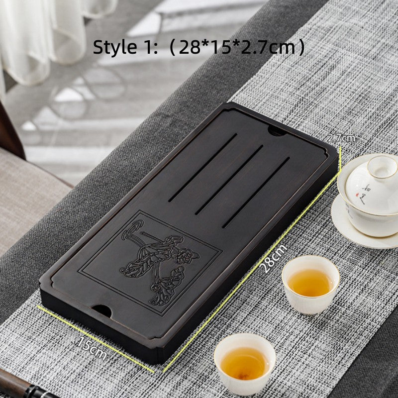 Chinese Wooden Tea Tray with Drainage|Gong Fu tea Tray - TeaCeremonyLife