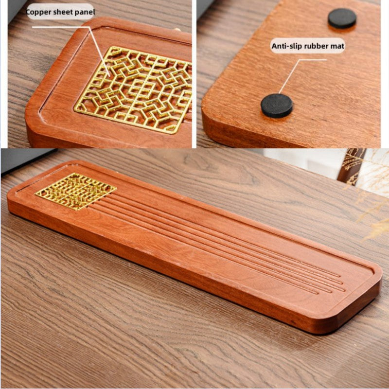 Chinese Tea Tray with Drainage|Kung Fu tea Tray - TeaCeremonyLife