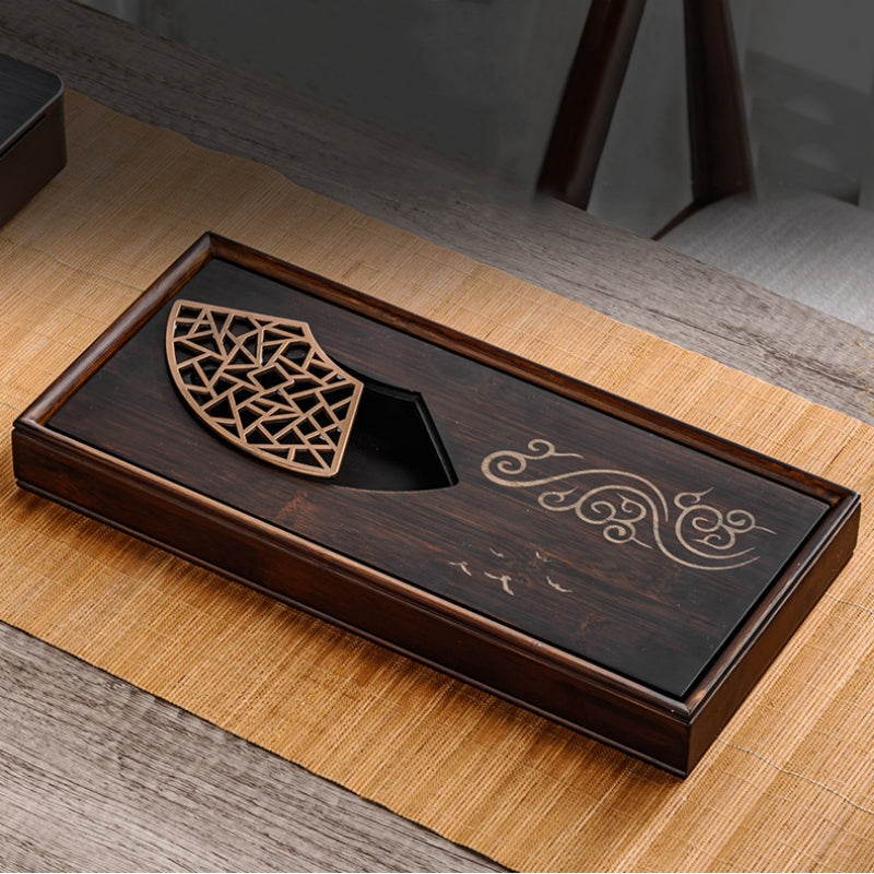 Bamboo Gong Fu Tea Tray with Water Storage|Chinese Kung Fu Tea Tray - TeaCeremonyLife