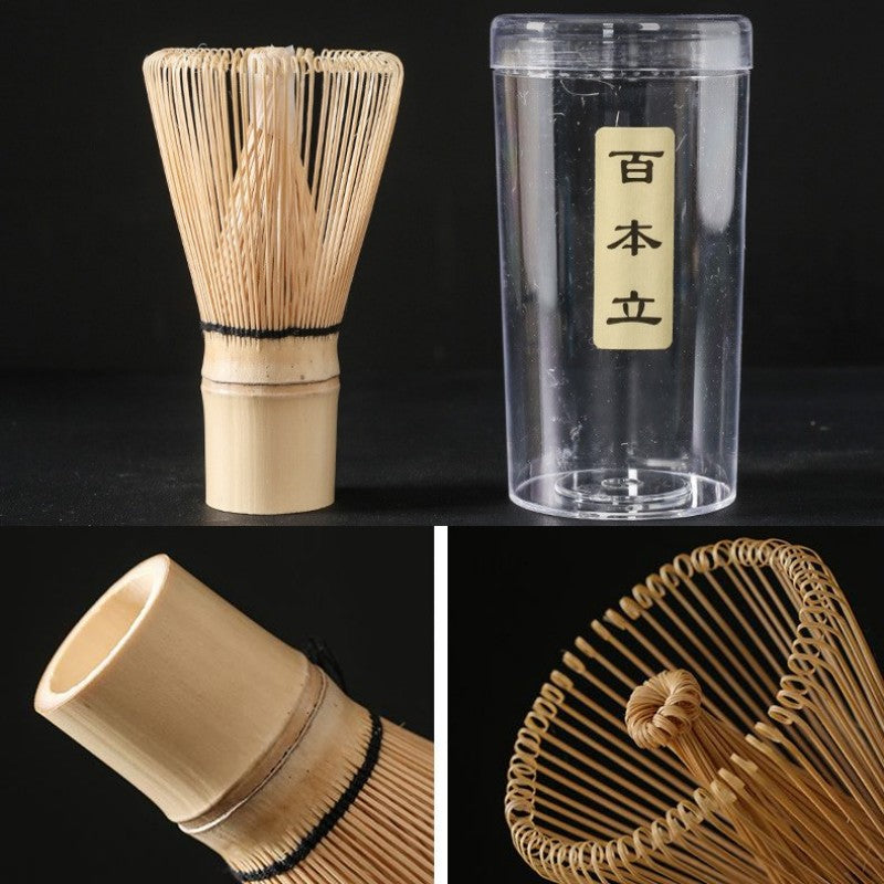 Ceramic Matcha Tea Set With Bamboo Whisk|Matcha Set With Spout - TeaCeremonyLife