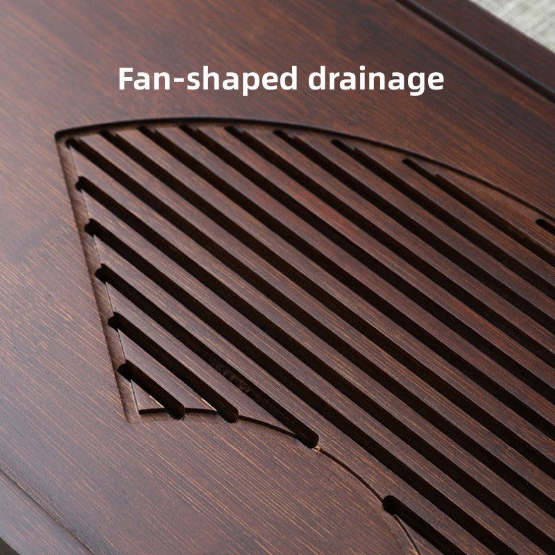 Wood Tea Tray With Water Storage|Gongfu Tea Tray - TeaCeremonyLife