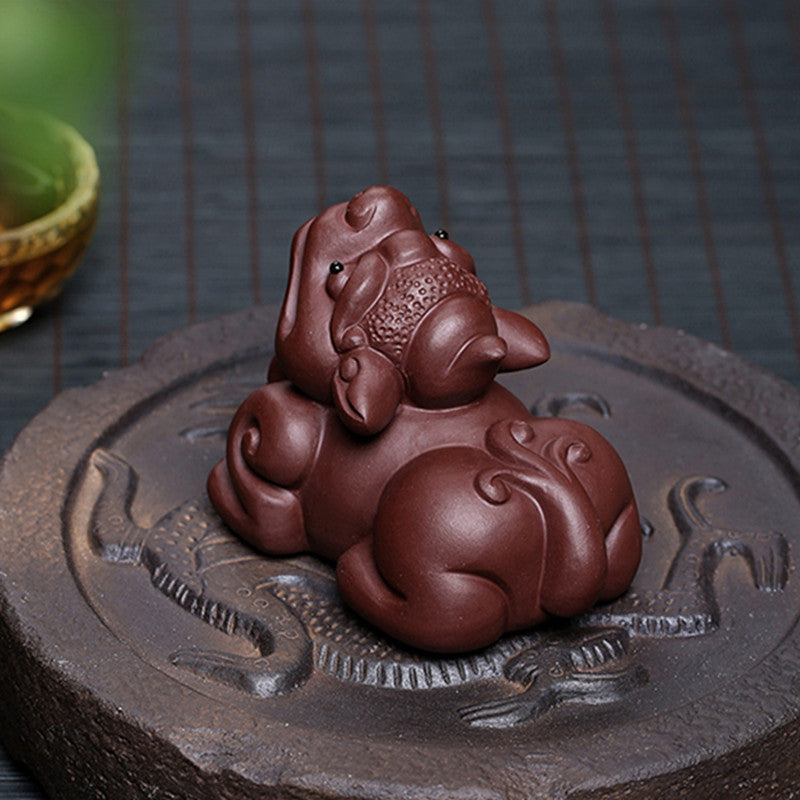 Purple Clay Tea Pet Pixiu|Tea Accessories|Home Decor