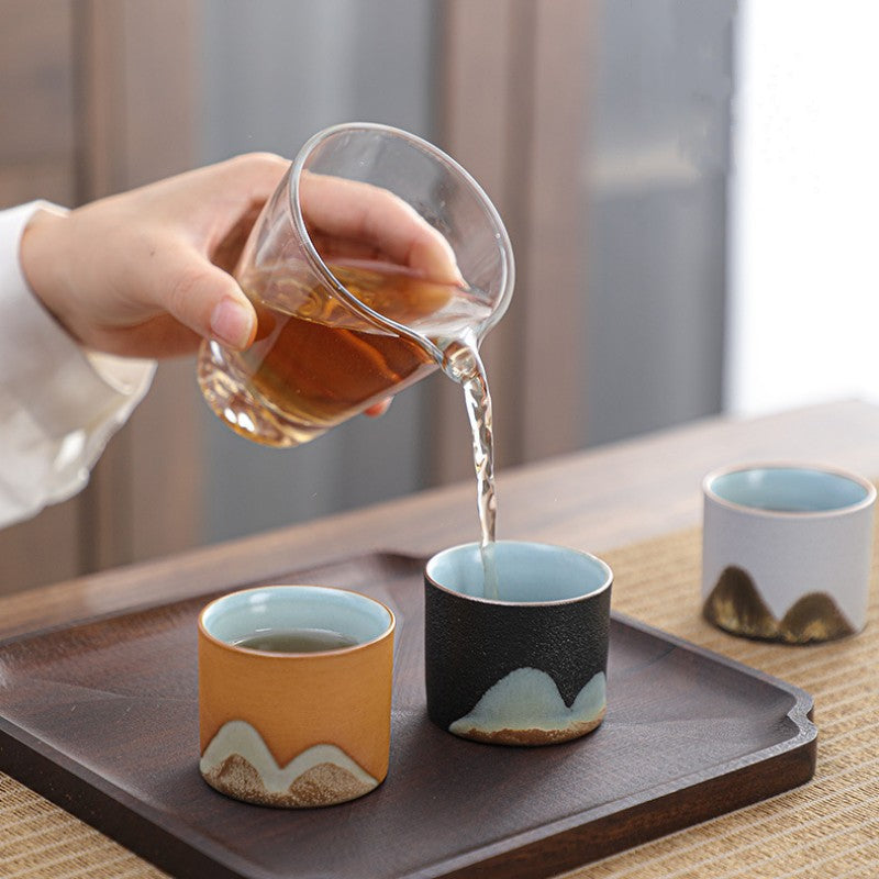 Ceramic Mountain Tea Cups|Espresso Cup 50ml