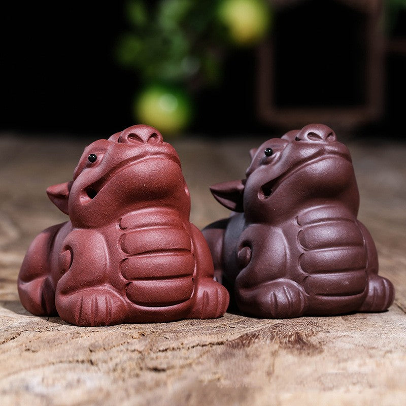 Purple Clay Tea Pet Pixiu|Tea Accessories|Home Decor