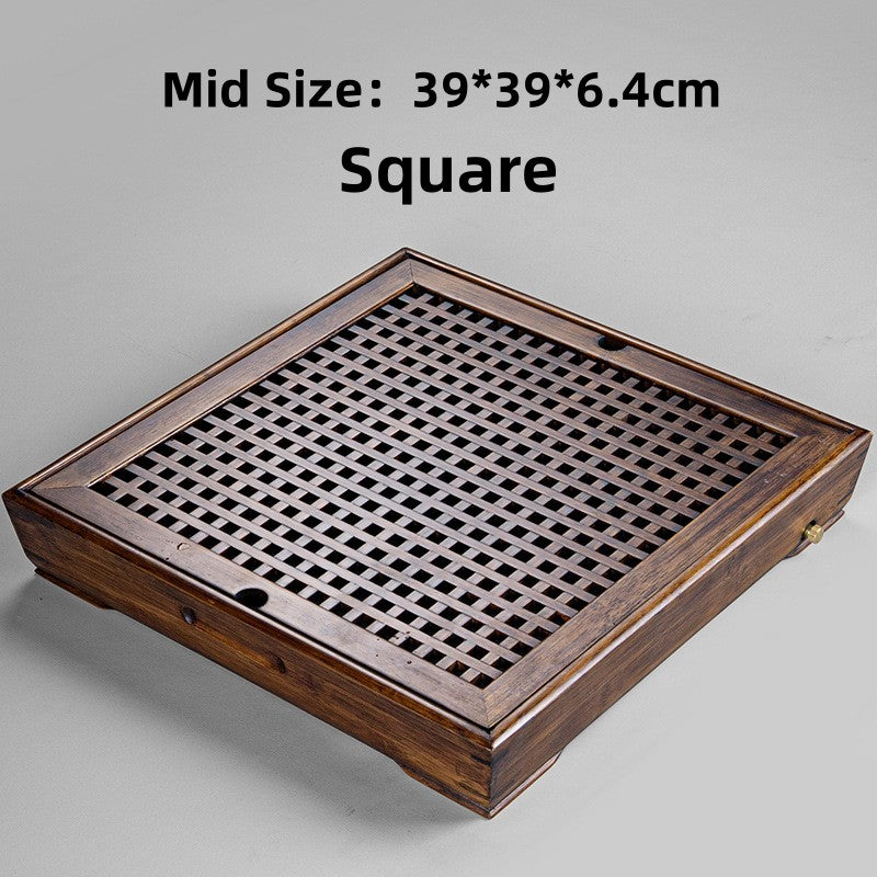 Chinese Bamboo Gong Fu Tea tray With Drainage - TeaCeremonyLife