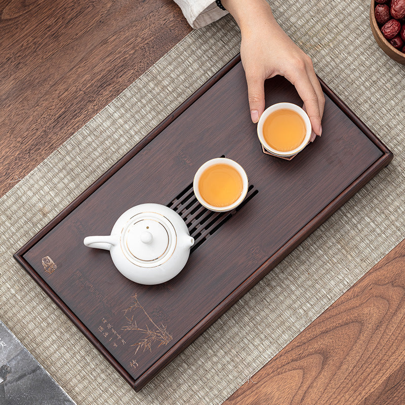 Bamboo Gong Fu Tea Tray with Water Storage|Tea Ceremony Tray - TeaCeremonyLife