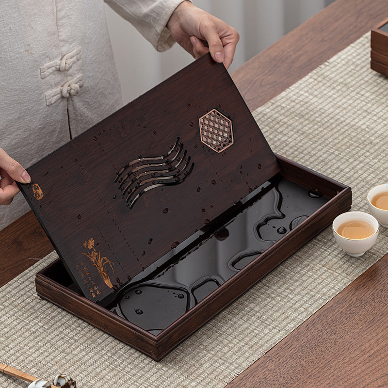 Bamboo Gong Fu Tea Tray with Water Storage - TeaCeremonyLife