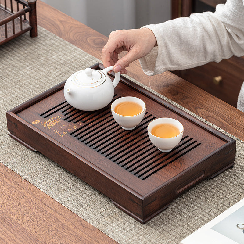 Bamboo Gong Fu Tea Tray with Water StorageChinese Kung Fu Tea Tray - TeaCeremonyLife