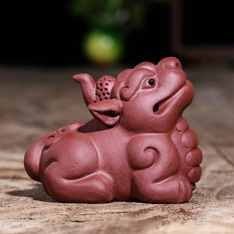 Purple Clay Tea Pet Pixiu|Tea Accessories|Home Decor