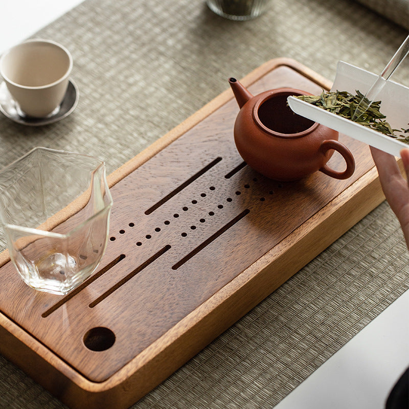 Chinese Solid Wood Tea Tray|Kung Fu Tea Tray - TeaCeremonyLife