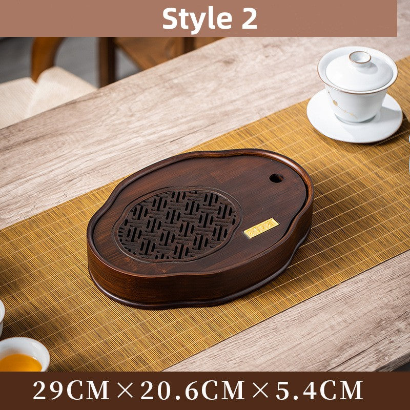 Chinese Wood Gong Fu Tea Tray with Drainage - TeaCeremonyLife