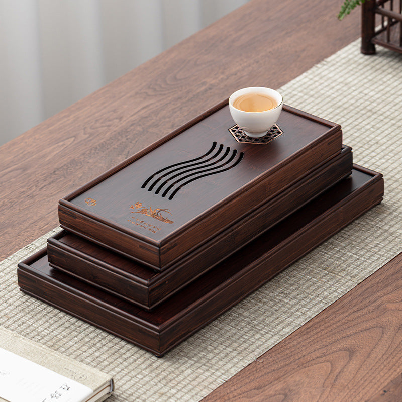 Bamboo Gong Fu Tea Tray with Water Storage - TeaCeremonyLife