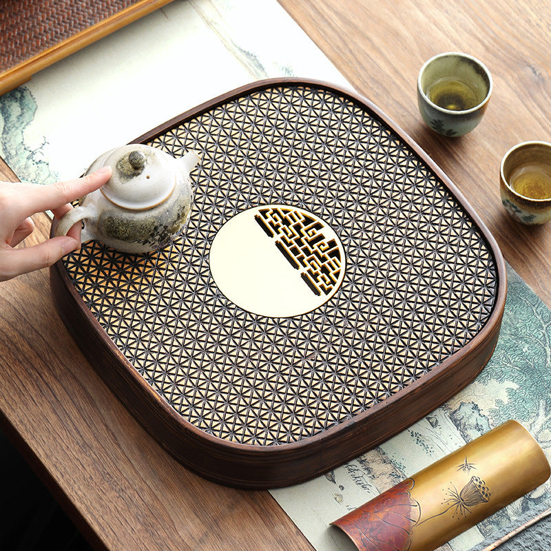 China Natural Solid Wood Tea Tray with Drainage - TeaCeremonyLife