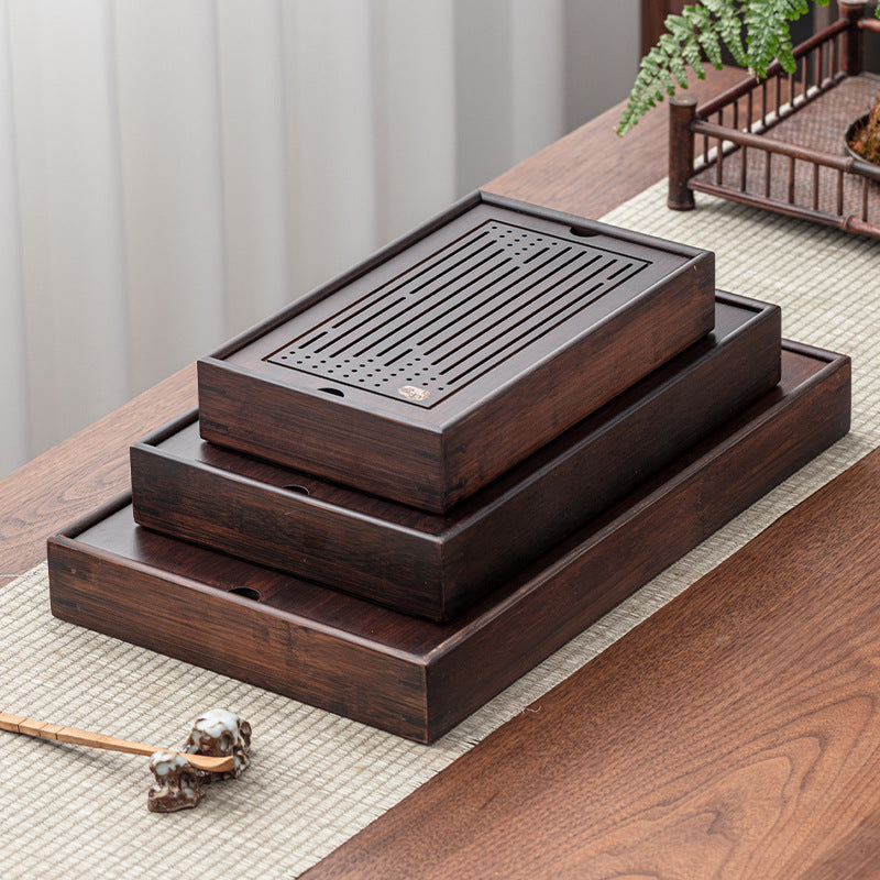 Bamboo Gong Fu Tea Tray with Water Storage - TeaCeremonyLife